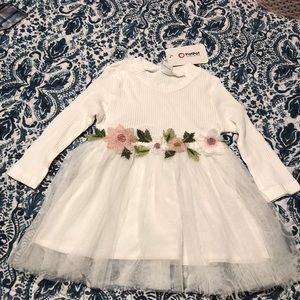 9-12M White Dress
